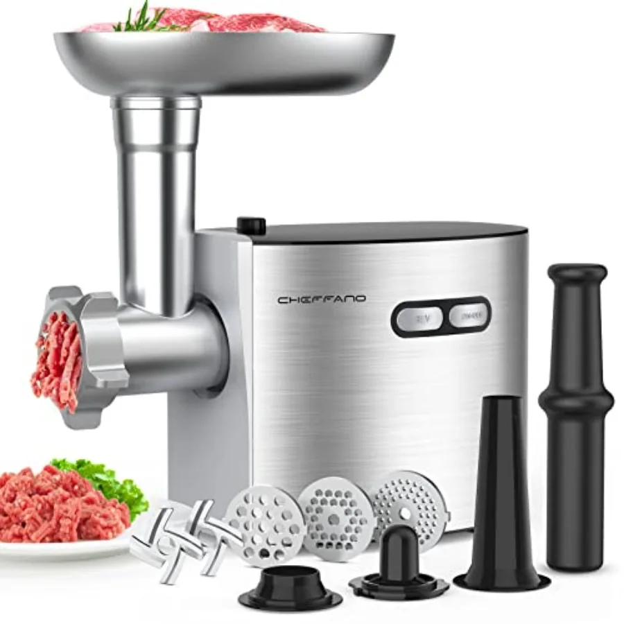 Meat Grinder 2600W Max Stainless Steel Meat Grinder Electric ETL Approved Heavy Duty Meat Mincer Machine with 2 Blades 3 Plates
Meat Grinder 2600W Max Stainless Steel Meat Grinder Electric ETL Approved Heavy Duty Meat Mincer Machine with 2 Blades 3 Plates