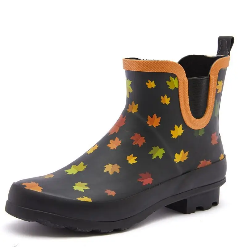 Extra Size Low-cut Fashionable Rain Shoes for Girls Matte Finish with Floral Print Short Bohemian Elastic Women Rain Boots 41 42
Extra Size Low-cut Fashionable Rain Shoes for Girls Matte Finish with Floral Print Short Bohemian Elastic Women Rain Boots 41 42