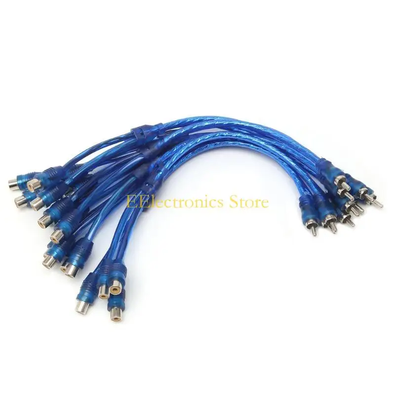 B03C Car MP3 o RCA 1 Male to 2 Female Y Splitter Cable Adapter Cord
B03C Car MP3 o RCA 1 Male to 2 Female Y Splitter Cable Adapter Cord