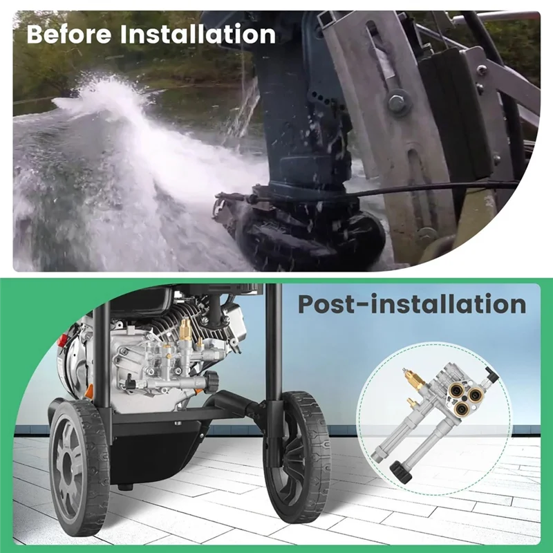 Сменная головка насоса AR43361 для мойки высокого давления Troy Bilt SRMW2.3G28 SRMW2.4G28 
Сменная головка насоса AR43361 для мойки высокого давления Troy Bilt SRMW2.3G28 SRMW2.4G28