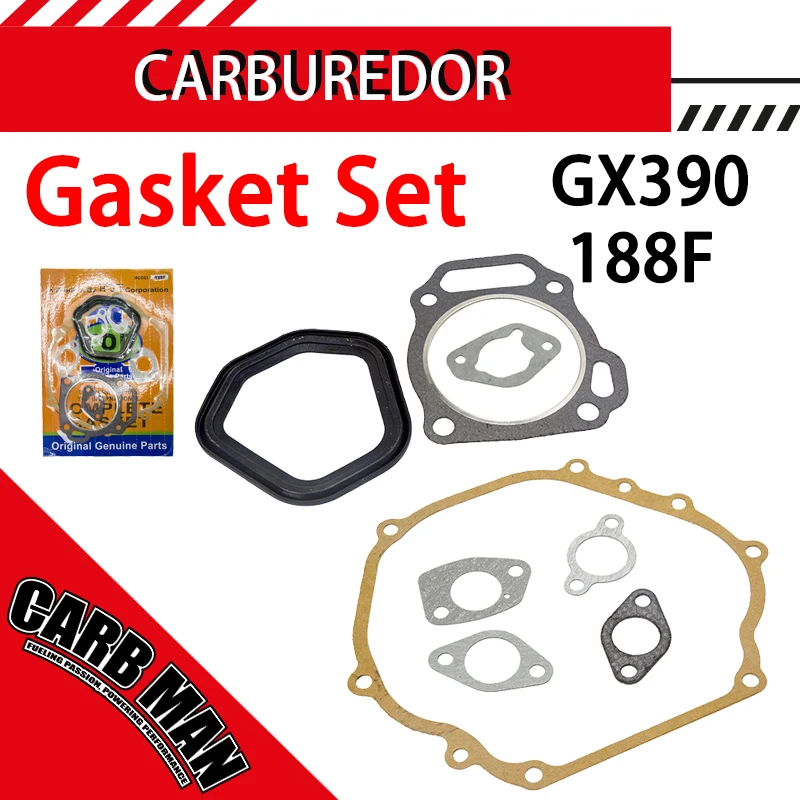 Grass Trimmer Chainsaw Engine Cylinder Sealing Gaskets Full Set For Honda GX340 GX390 GX420 188F 190F Engine Garden Tool
Grass Trimmer Chainsaw Engine Cylinder Sealing Gaskets Full Set For Honda GX340 GX390 GX420 188F 190F Engine Garden Tool