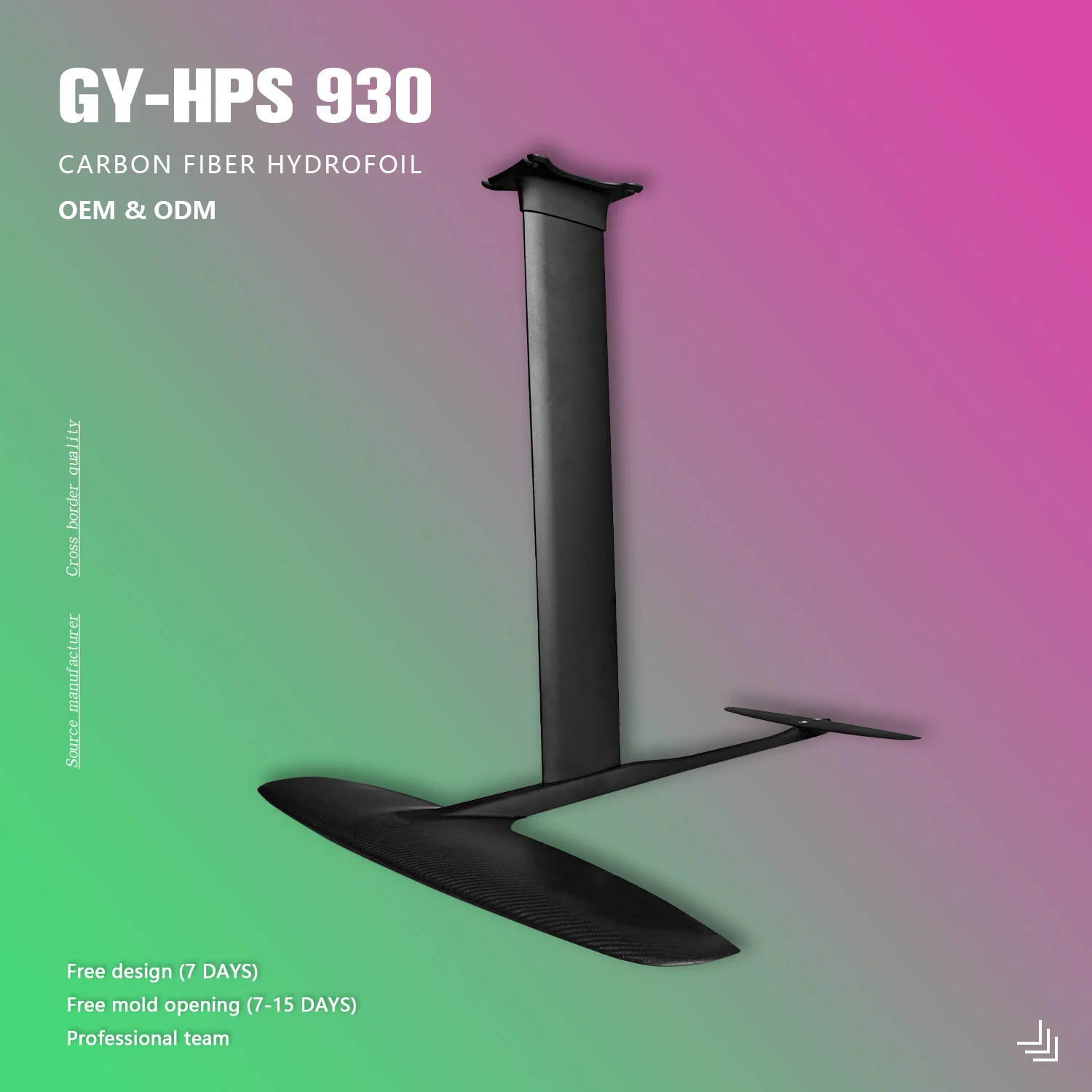 Customizable Carbon Fiber Front Wing, Complete Wind Wing, Outdoor Water Sports Surfing, Factory Price, GY-HPS930, 1179sqcm
Customizable Carbon Fiber Front Wing, Complete Wind Wing, Outdoor Water Sports Surfing, Factory Price, GY-HPS930, 1179sqcm