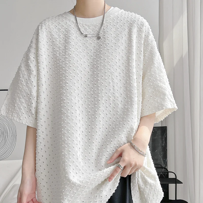 New Summer Men's Ripped Hole T Shirt Fashion T Shirt Mens Oversized Hip Hop Short Sleeve Mens Streetwear Casual Top Tees
New Summer Men's Ripped Hole T Shirt Fashion T Shirt Mens Oversized Hip Hop Short Sleeve Mens Streetwear Casual Top Tees