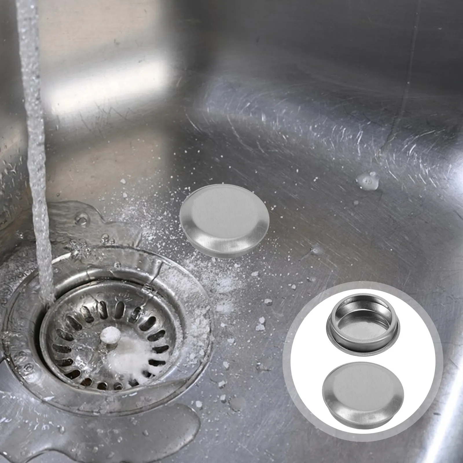 4Pcs Decorative Sink Covers 38Mm Metal Kitchen Sink Hole Cover Plate Round Overflow Cap for Basin Countertop Stainless Steel
4Pcs Decorative Sink Covers 38Mm Metal Kitchen Sink Hole Cover Plate Round Overflow Cap for Basin Countertop Stainless Steel