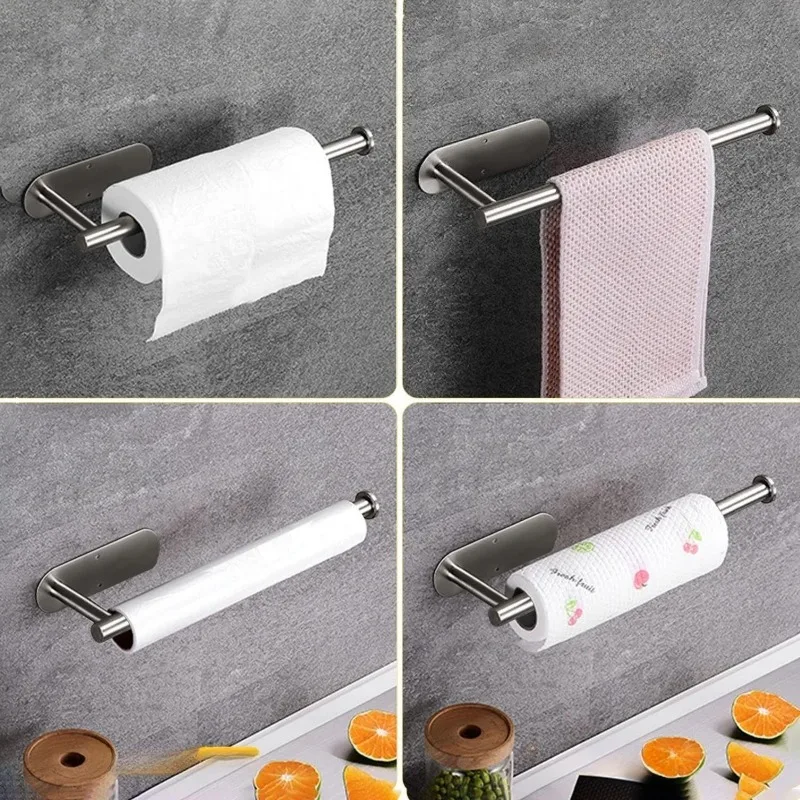 Kitchen Paper Towel Holder Adhesive Tissue Hanger Toilet Roll Paper Dispenser Cabinet Storage Napkin Rack Bathroom Accessories
Kitchen Paper Towel Holder Adhesive Tissue Hanger Toilet Roll Paper Dispenser Cabinet Storage Napkin Rack Bathroom Accessories