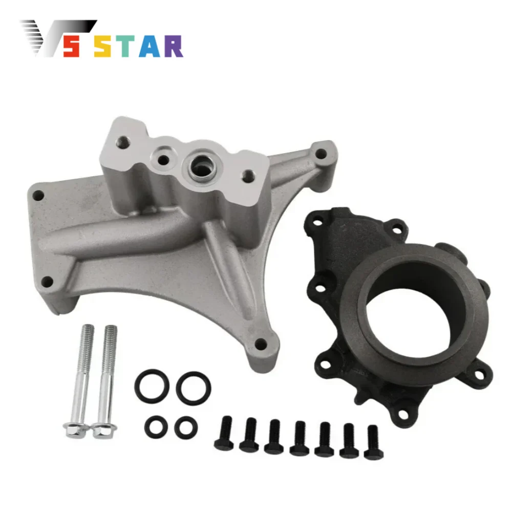 TT1441600 Durable Turbo Pedestal with Bolts + Exhaust Housing For 1999.5-2003 Ford Powerstroke Diesel Turbo 7.3L Black & Sliver
TT1441600 Durable Turbo Pedestal with Bolts + Exhaust Housing For 1999.5-2003 Ford Powerstroke Diesel Turbo 7.3L Black & Sliver