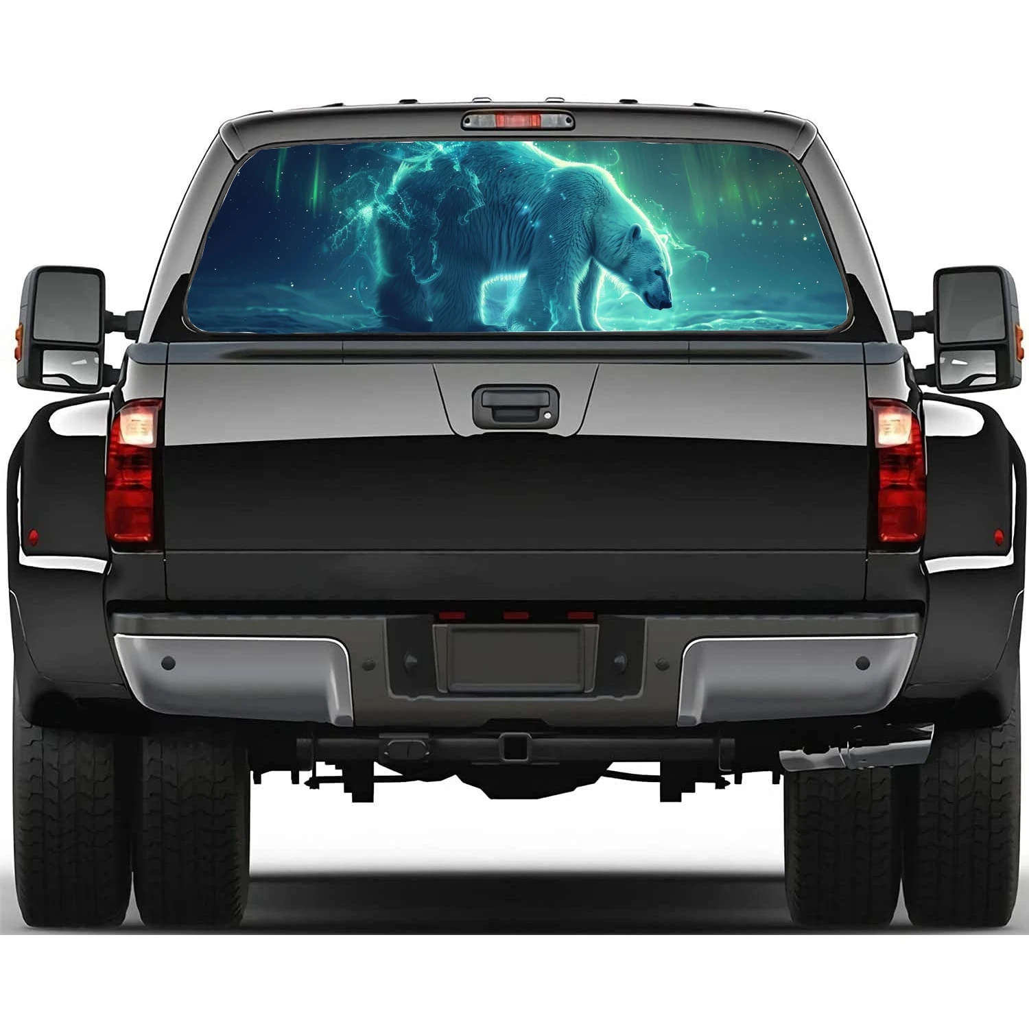 Aurora Bore W/ Polar Bear Car Rear Window Decal Fit Pickup,Truck,Car Universal See Through Perforated Back Window Vinyl Sticker
Aurora Bore W/ Polar Bear Car Rear Window Decal Fit Pickup,Truck,Car Universal See Through Perforated Back Window Vinyl Sticker