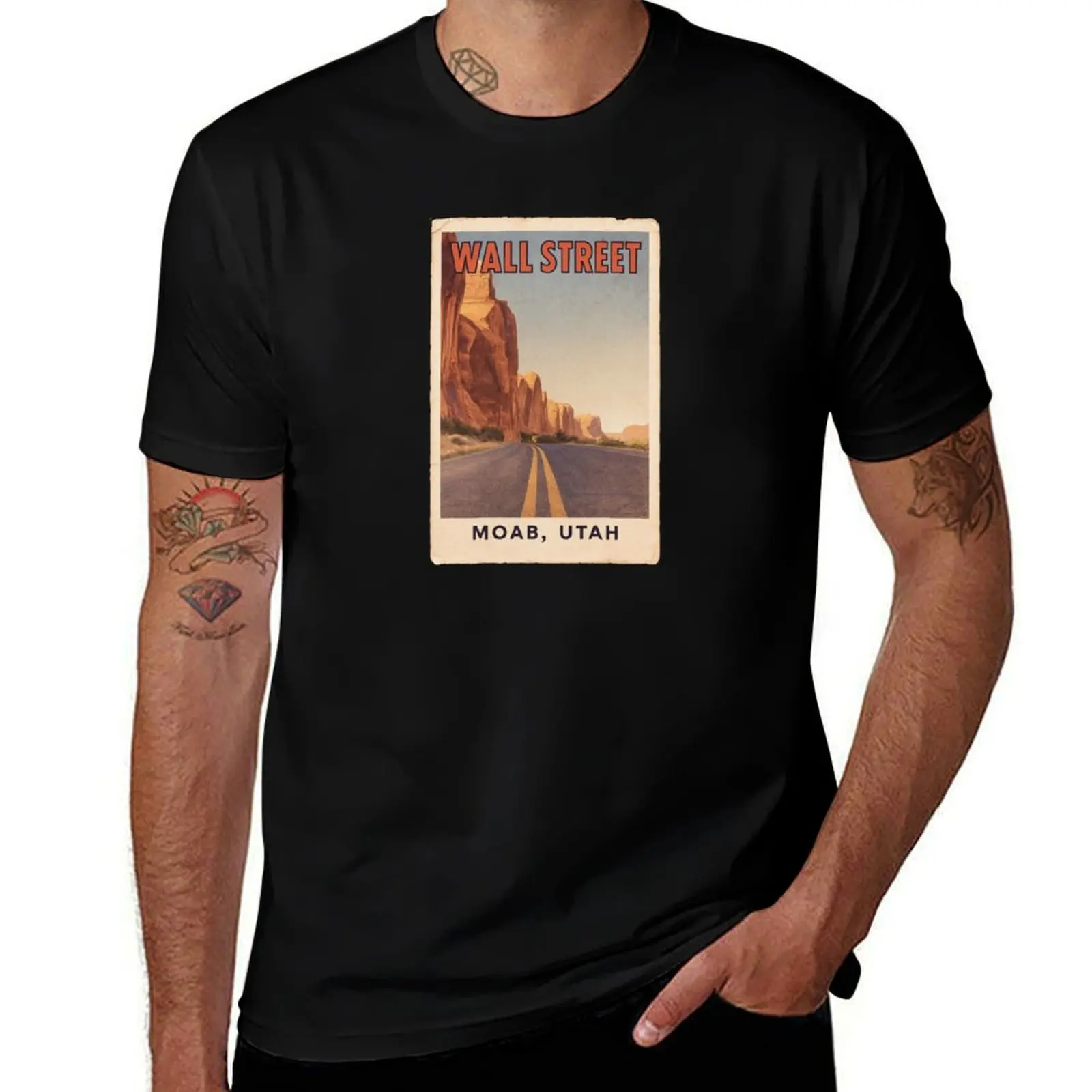 Wall Street, Moab, Utah, retro, vintage worn T-Shirt blanks custom t-shirts Funny t-shirts korean fashion Men's t-shirts
Wall Street, Moab, Utah, retro, vintage worn T-Shirt blanks custom t-shirts Funny t-shirts korean fashion Men's t-shirts