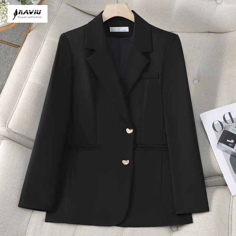 NAVIU Women Coat 2025 Spring Autumn New Korean Fashion Slim Fit Temperament Blazer Jacket Casual High End Loose Casual Tops
NAVIU Women Coat 2025 Spring Autumn New Korean Fashion Slim Fit Temperament Blazer Jacket Casual High End Loose Casual Tops