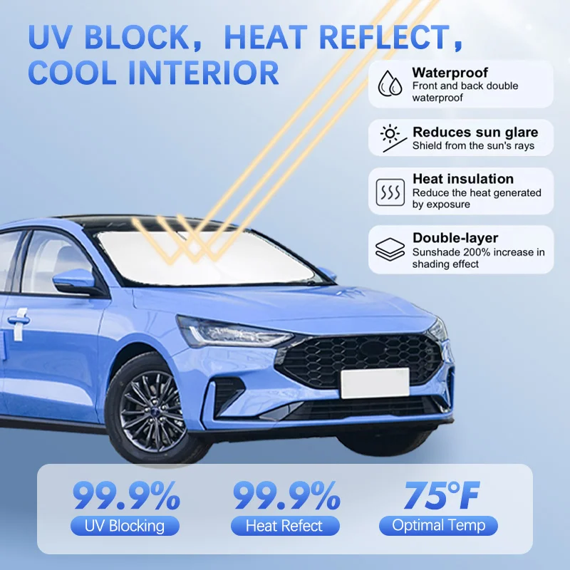Car Windshield Sun Shade For Ford Focus MK2 MK4 MK3 Sunshade Sun Visor Protector Blocks UV Rays Summer Car Accessories
Car Windshield Sun Shade For Ford Focus MK2 MK4 MK3 Sunshade Sun Visor Protector Blocks UV Rays Summer Car Accessories