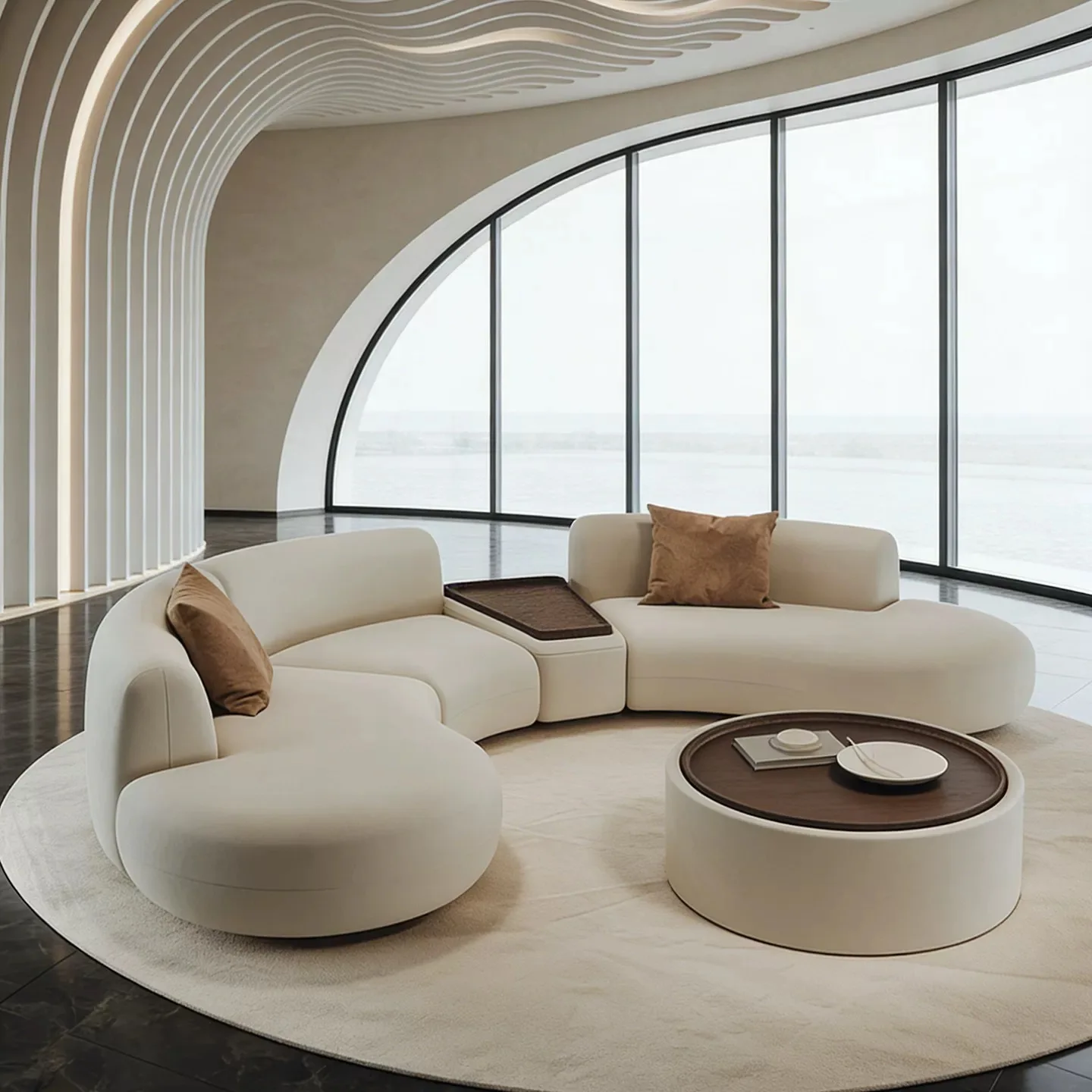 xx-Customizable Luxury Fabric Living Room Furniture Modern Soft Sponge Modular Sectional Curved Sofa Set for Villas Apartment&
xx-Customizable Luxury Fabric Living Room Furniture Modern Soft Sponge Modular Sectional Curved Sofa Set for Villas Apartment&