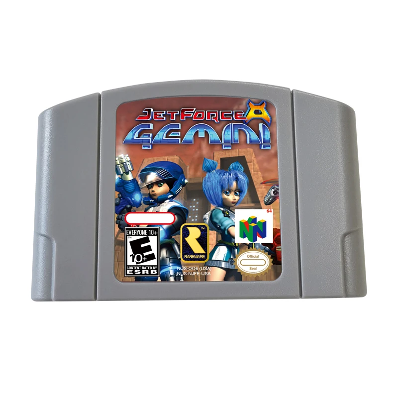 link 7 Jet Force Gemini64 Game Cartridge - USA NTSC / EUR PAL Version, Custom ROM Cartridge For 64 Console
link 7 Jet Force Gemini64 Game Cartridge - USA NTSC / EUR PAL Version, Custom ROM Cartridge For 64 Console