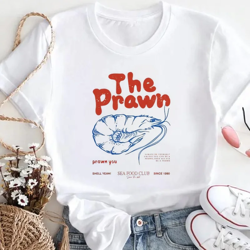 Seafood Pattern Cute Regular Women's Beach Style Regular Trendy Travel Vacation Summer Cartoon Round Neck Casual Basic T-Shirt
Seafood Pattern Cute Regular Women's Beach Style Regular Trendy Travel Vacation Summer Cartoon Round Neck Casual Basic T-Shirt