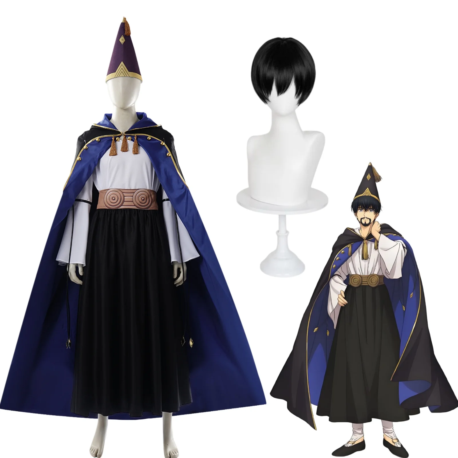 Watchful Eye Olruggio Cosplay Costume Full Set Witch Hat Atelier Oruggio Cloak Cape Wizard Outfit For Men Halloween Carnival
Watchful Eye Olruggio Cosplay Costume Full Set Witch Hat Atelier Oruggio Cloak Cape Wizard Outfit For Men Halloween Carnival