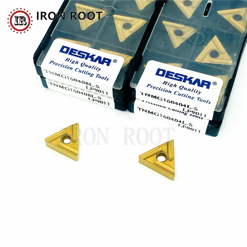 DESKAR Поворотная лопасть TNMG160404R-S, LF9011 карбидная вставка для токарного станка с ЧПУ, токарные инструменты для держателя инструмента WTJNR
DESKAR Поворотная лопасть TNMG160404R-S, LF9011 карбидная вставка для токарного станка с ЧПУ, токарные инструменты для держателя инструмента WTJNR
