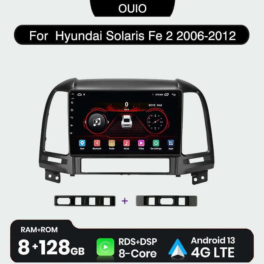 Android13 Carplay radio For Hyundai Santa Fe 2 2006 2007 2008 2009-2012 Car stereo Multimedia Video Player Android Auto GPS Navi
Android13 Carplay radio For Hyundai Santa Fe 2 2006 2007 2008 2009-2012 Car stereo Multimedia Video Player Android Auto GPS Navi