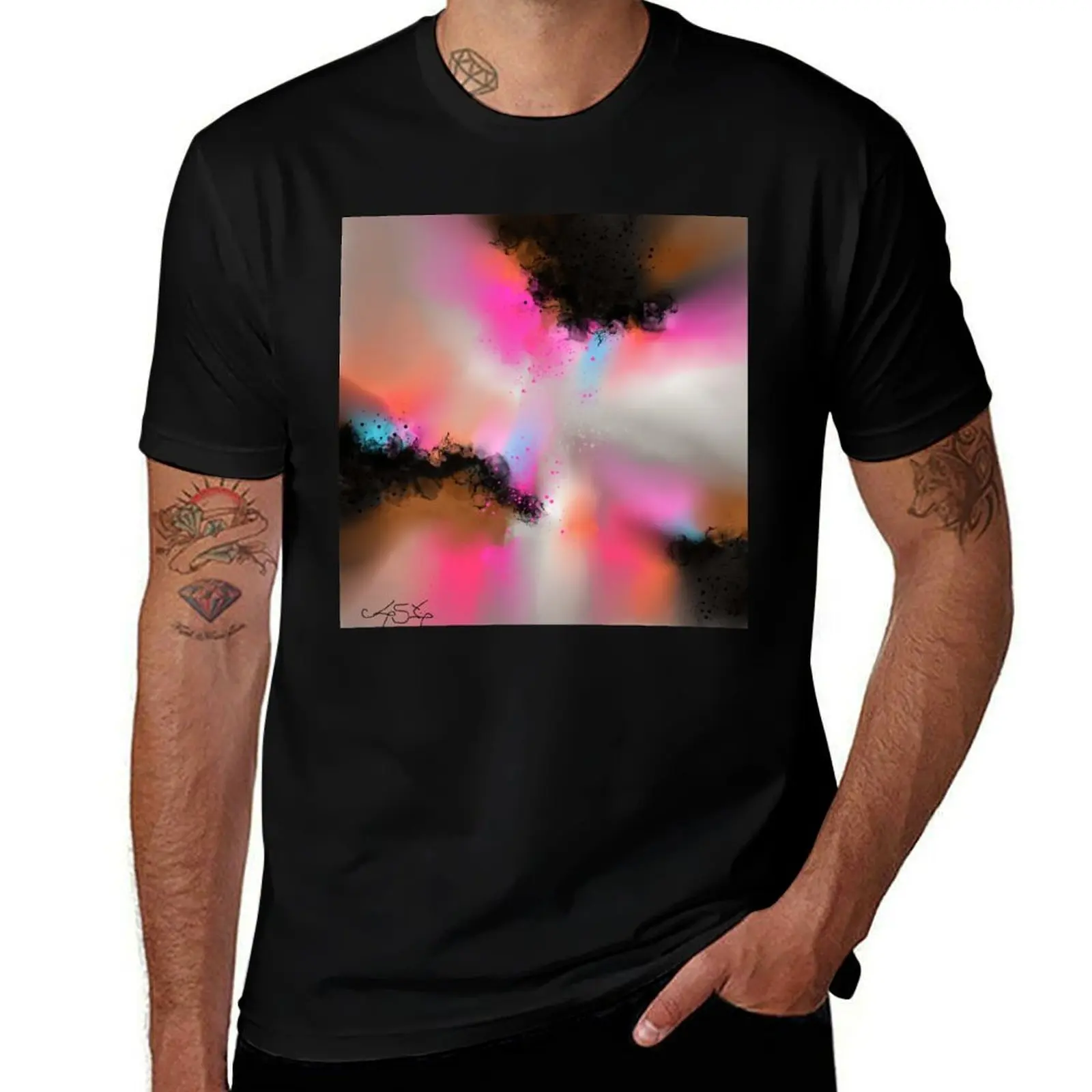 Chromatic Whirl - Pink Orange Abstract T-Shirt vintage graphic tee vintage anime shirt men t shirt
Chromatic Whirl - Pink Orange Abstract T-Shirt vintage graphic tee vintage anime shirt men t shirt