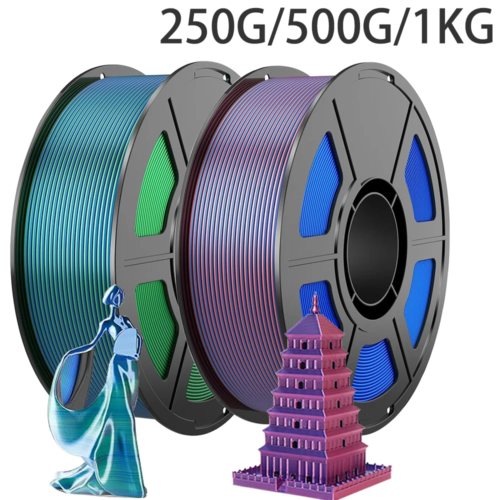250г 500г 1кг двухцветный шелковый филамент для 3D-принтера PLA, двухцветный красно-синий, 1.75мм, материал для 3D-печати, шелковый сине-зеленый
250г 500г 1кг двухцветный шелковый филамент для 3D-принтера PLA, двухцветный красно-синий, 1.75мм, материал для 3D-печати, шелковый сине-зеленый