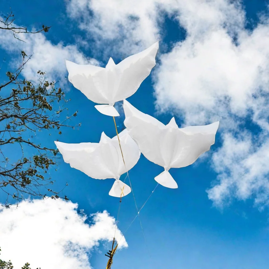 10pcs White Dove Flying Helium Balloons Peace Bird Pigeon Inflatable Globos for Wedding Decors Children's Toy Balloon Party Gift
10pcs White Dove Flying Helium Balloons Peace Bird Pigeon Inflatable Globos for Wedding Decors Children's Toy Balloon Party Gift