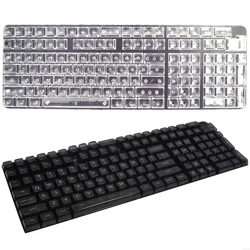 Q1JF Crystal Transparent PC Keycaps CBSA 132 Keys for MX Switcher Mechanical Keyboard
Q1JF Crystal Transparent PC Keycaps CBSA 132 Keys for MX Switcher Mechanical Keyboard