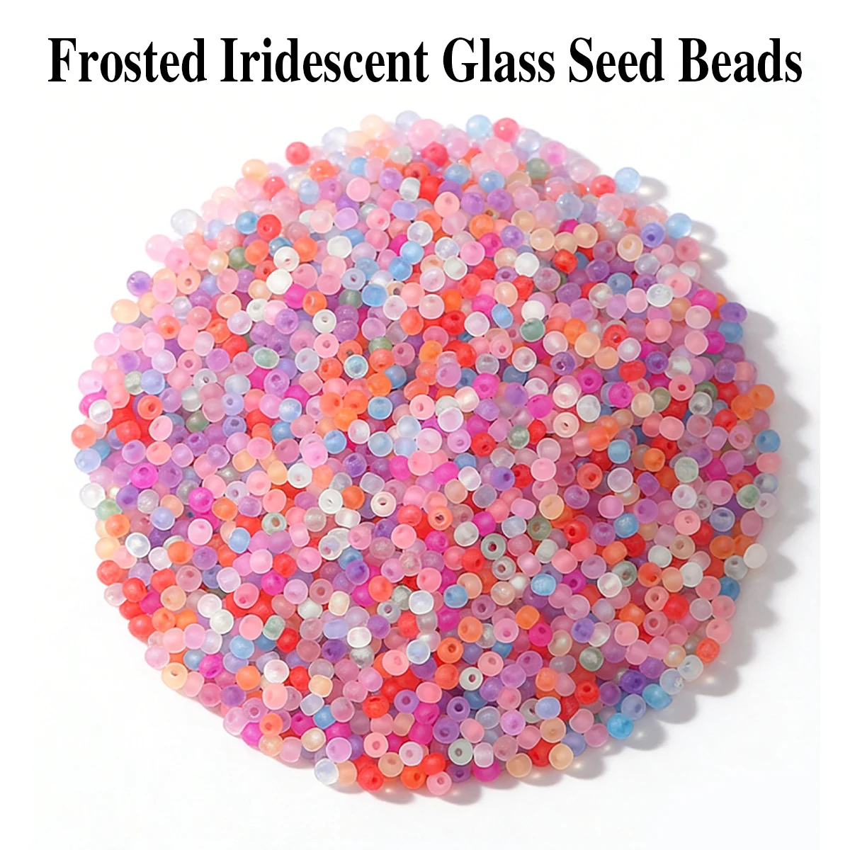 2/3/4mm Frosted Iridescent Glass Seed Beads Mixed Color Round Loose Beads for Jewelry Making DIY Bracelet Earring Craft Supplies
2/3/4mm Frosted Iridescent Glass Seed Beads Mixed Color Round Loose Beads for Jewelry Making DIY Bracelet Earring Craft Supplies