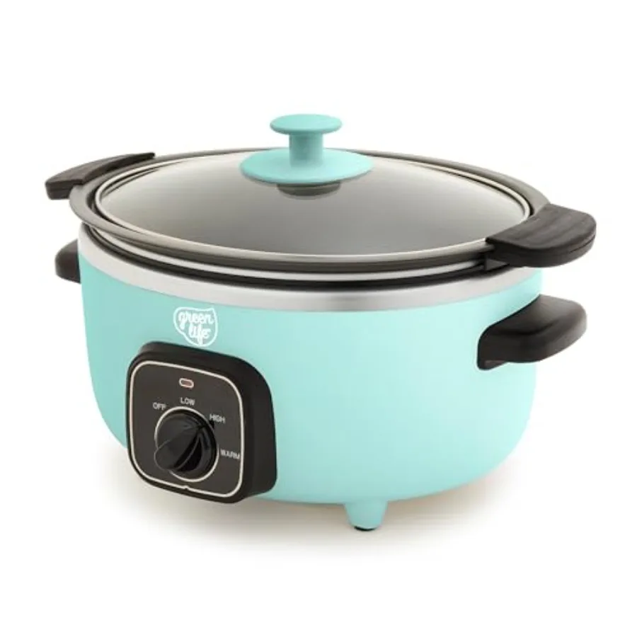 3.5QT Slow Cooker, PFAS-Free Non-Toxic Ceramic Nonstick Removable Interior Bowl, Programmable, Keep Warm, Stovetop and Oven Saf
3.5QT Slow Cooker, PFAS-Free Non-Toxic Ceramic Nonstick Removable Interior Bowl, Programmable, Keep Warm, Stovetop and Oven Saf