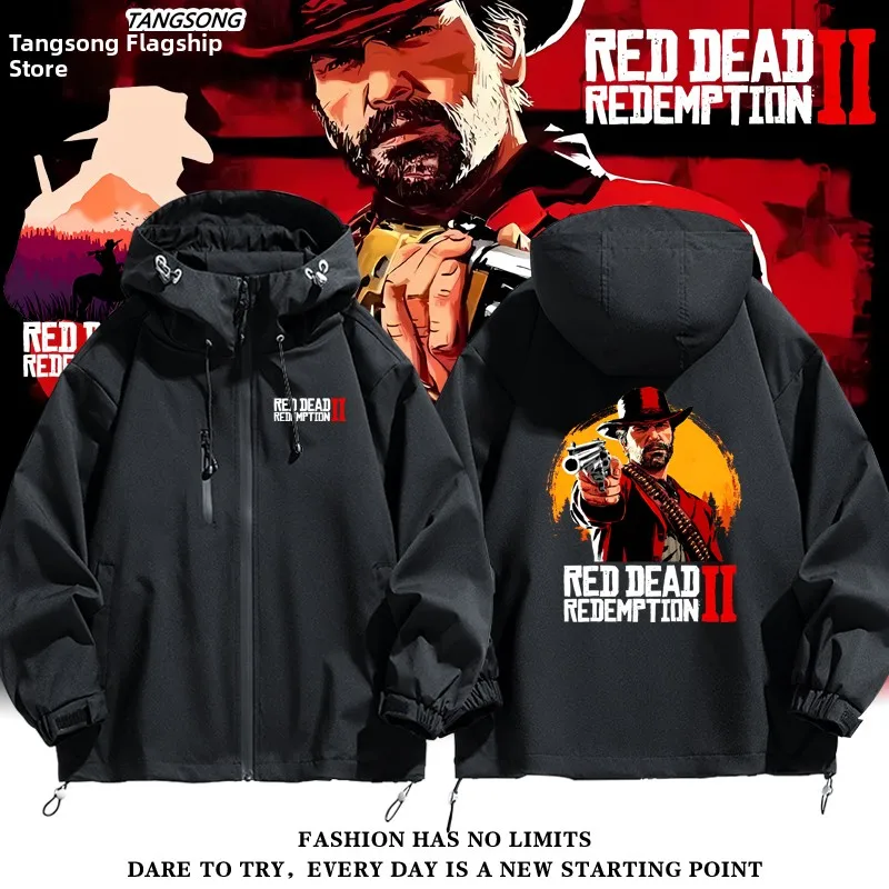 Куртка-ветровка Red Dead Redemption в стиле Дикого Запада, американская, с длинными рукавами, на молнии, повседневная
Куртка-ветровка Red Dead Redemption в стиле Дикого Запада, американская, с длинными рукавами, на молнии, повседневная