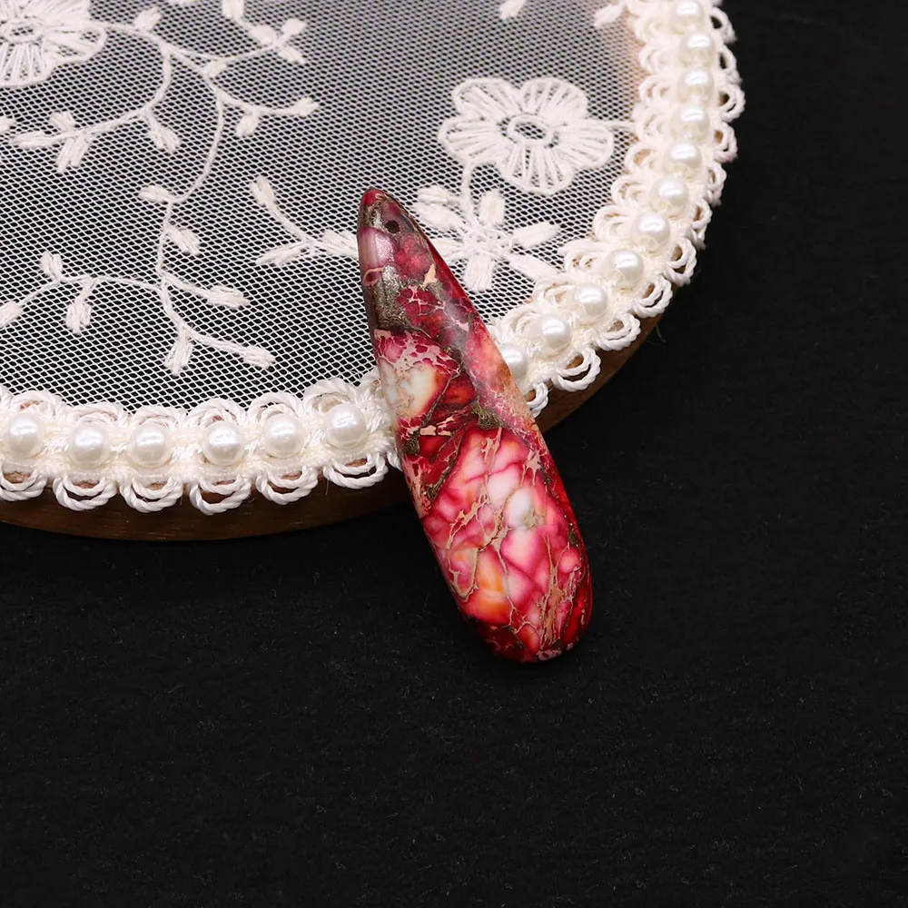Vintage Stylish Colorful Natural Imperial Stone Polished Teardrop-Shaped Single-Hole Pendants DIY Accessories for Necklaces
Vintage Stylish Colorful Natural Imperial Stone Polished Teardrop-Shaped Single-Hole Pendants DIY Accessories for Necklaces