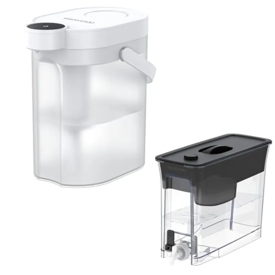 FreshTaste Electric Water Filter Pitcher Dispenser Water Purifier for Fridge Reduce Chlorine Lead Copper 17-Cupand 35-Cup Slim
FreshTaste Electric Water Filter Pitcher Dispenser Water Purifier for Fridge Reduce Chlorine Lead Copper 17-Cupand 35-Cup Slim