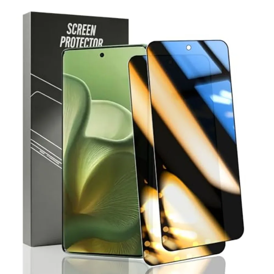 Privacy Tempered Glass for Motorola Edge 2025 Screen Protector, 9H Hardness Anti Scratch, Anti Spy Tempered Glass Film 2 Pack,
Privacy Tempered Glass for Motorola Edge 2025 Screen Protector, 9H Hardness Anti Scratch, Anti Spy Tempered Glass Film 2 Pack,