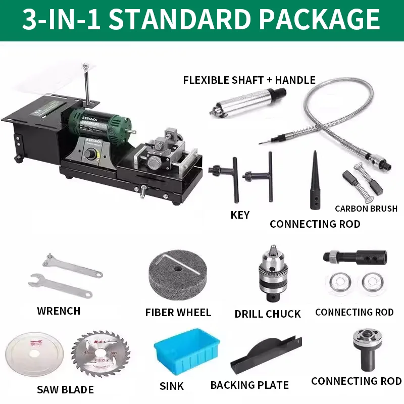 220V Compact Bench Grinder Jade Polishing Machine Mini Cutting Machine Jewelry Flex Shaft Engraving & Grinding Table Saw
220V Compact Bench Grinder Jade Polishing Machine Mini Cutting Machine Jewelry Flex Shaft Engraving & Grinding Table Saw
