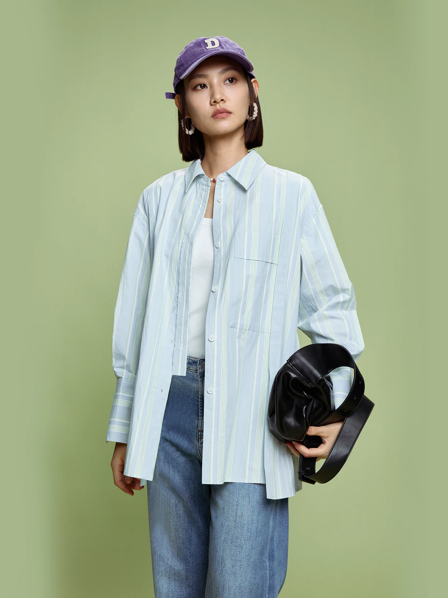 Fay-Fayee Women's Sand Waed Sa irt Low Saturation Spring 2026 Loose Faionable Striped Top Clean Fit Pure Cotton Long ...
Fay-Fayee Women's Sand Waed Sa irt Low Saturation Spring 2026 Loose Faionable Striped Top Clean Fit Pure Cotton Long ...