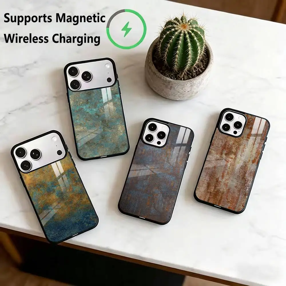 Retro-O Industrial Rusty Phone Case For iPhone17,16,15,14,13,12,11 Plus,Pro Supports Magnetic Wireless Charging
Retro-O Industrial Rusty Phone Case For iPhone17,16,15,14,13,12,11 Plus,Pro Supports Magnetic Wireless Charging