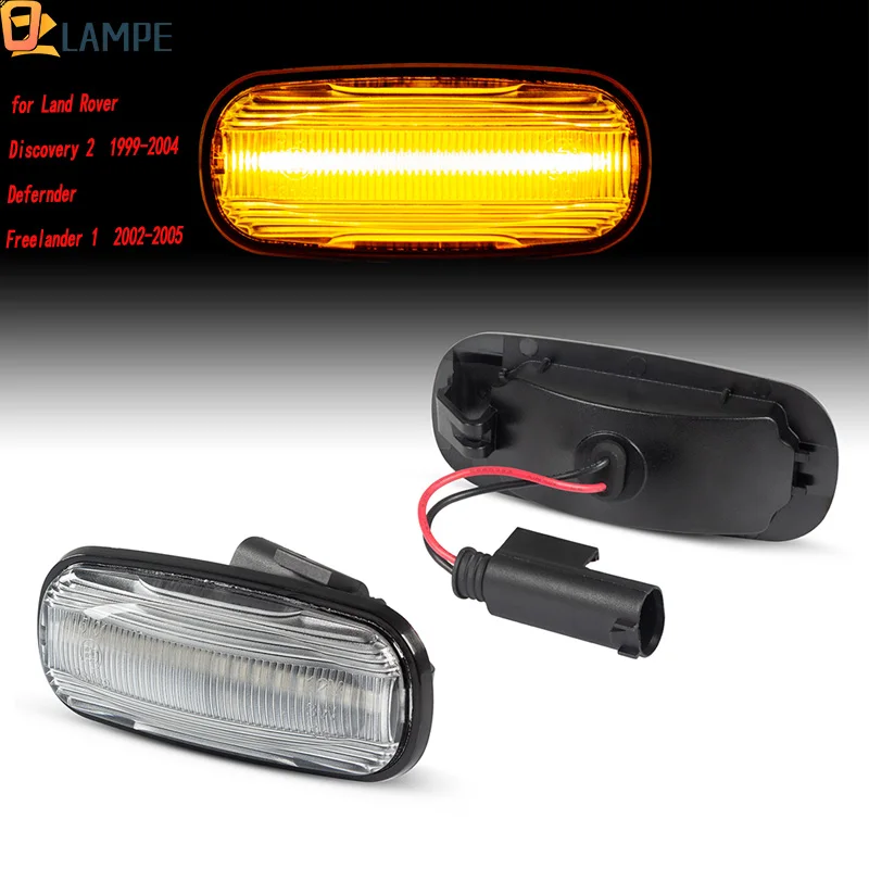 2PCS Normal Flash LED Side Marker Light Amber For Land Rover Discovery 2 1999-2004 Defender Freelander 1 2002-2005
2PCS Normal Flash LED Side Marker Light Amber For Land Rover Discovery 2 1999-2004 Defender Freelander 1 2002-2005