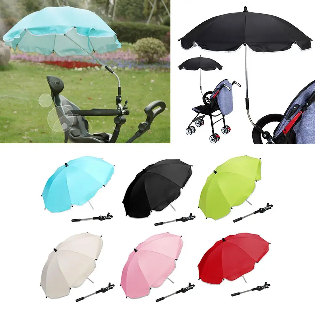 Baby Stroller Pushchair Pram Parasol Umbrella Canopy + Clip
Baby Stroller Pushchair Pram Parasol Umbrella Canopy + Clip