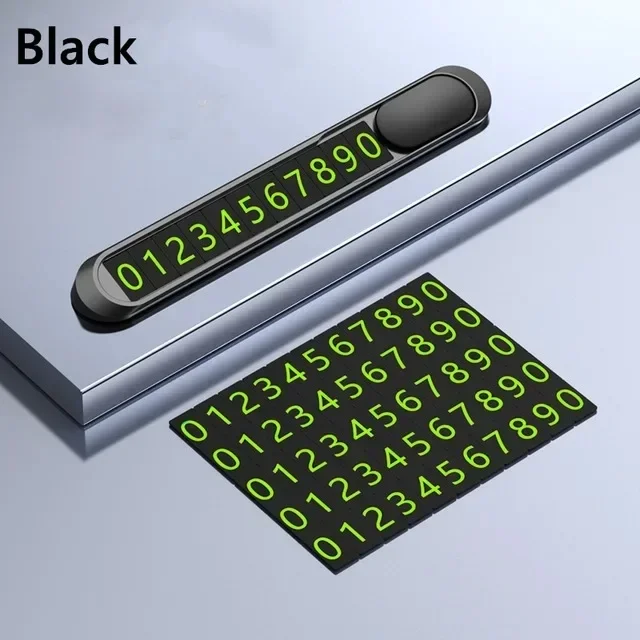 1Pc Easy Use Metal Car Temporary Parking Card Luminous Hidden Sliding Switch Phone Number Plate Auto Parts
1Pc Easy Use Metal Car Temporary Parking Card Luminous Hidden Sliding Switch Phone Number Plate Auto Parts