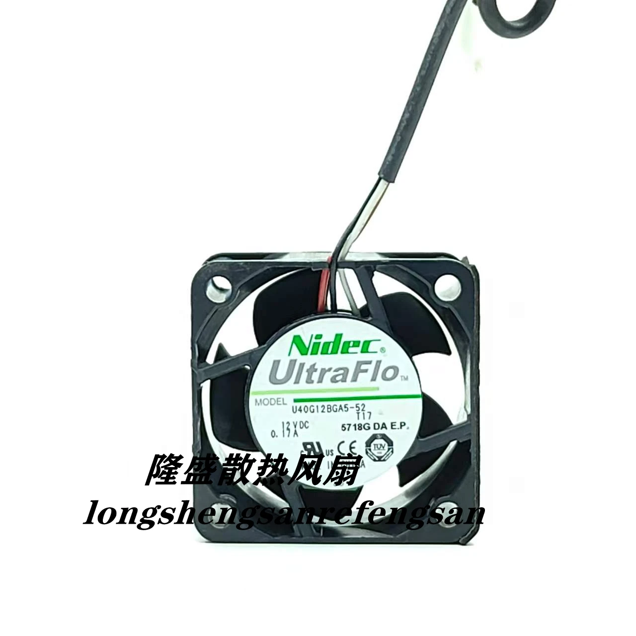 Nidec U40G12BGA5-52 DC 12 В 0,17 А 40x40x20 мм 3-проводной охлаждающий вентилятор для сервера
Nidec U40G12BGA5-52 DC 12 В 0,17 А 40x40x20 мм 3-проводной охлаждающий вентилятор для сервера