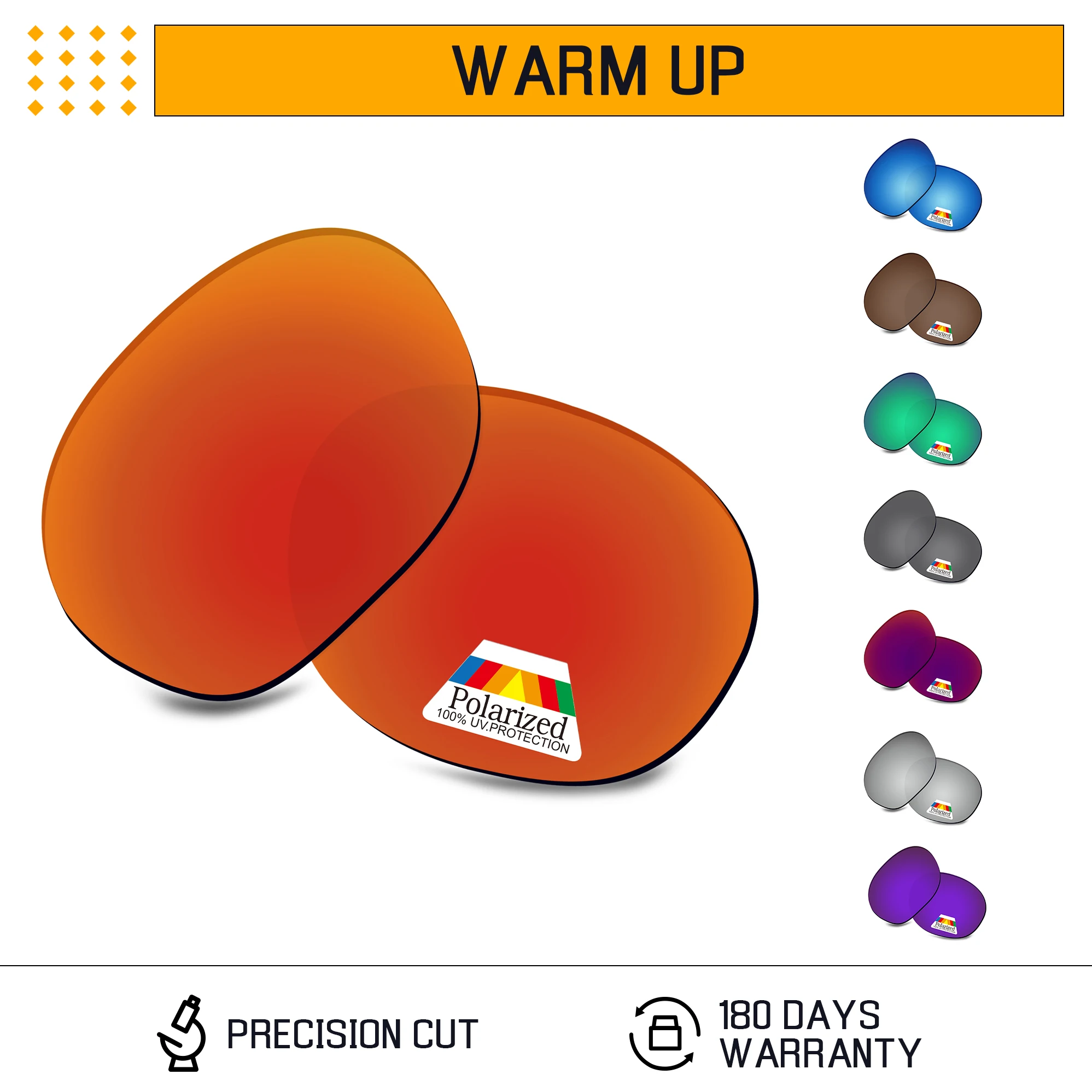 Rarayvix Polarized Replacement Lenses UV400 Protective for Oakley Warm Up OO9176-60mm Sunglasses
Rarayvix Polarized Replacement Lenses UV400 Protective for Oakley Warm Up OO9176-60mm Sunglasses