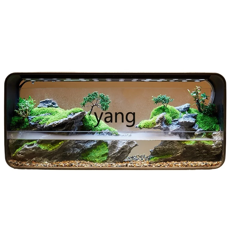 LTT ultra-white intelligent oxygen bottom filter water-free micro-landscape large landscaping amphibious fish tank
LTT ultra-white intelligent oxygen bottom filter water-free micro-landscape large landscaping amphibious fish tank