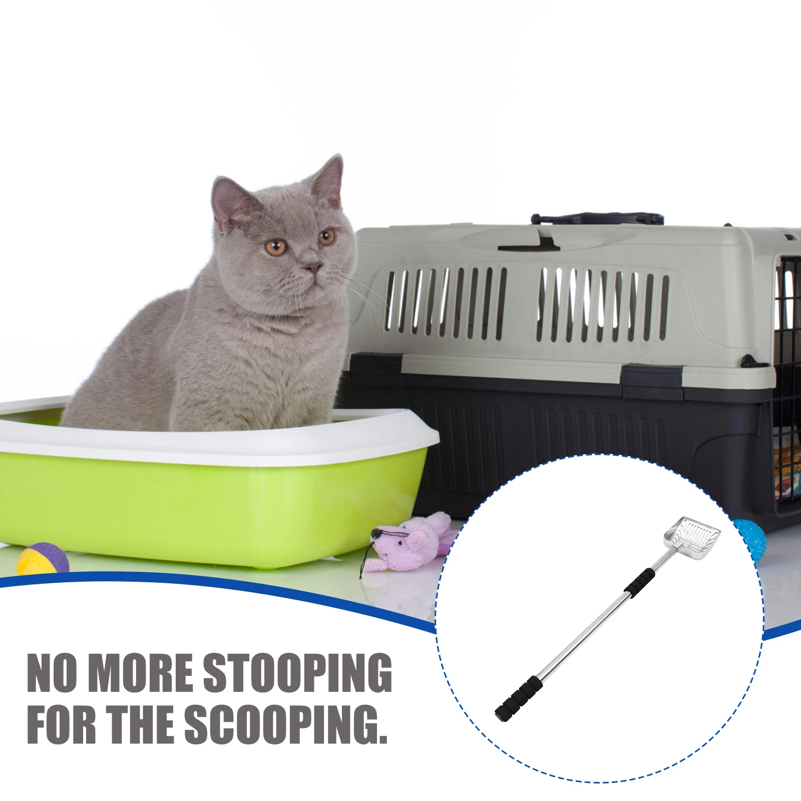 Cat Litter Scoop Telescopic Long Handle Metal Scooper Black Handle Fast Sanitary Cleanup Pet Supplies Pet Litter Scoop
Cat Litter Scoop Telescopic Long Handle Metal Scooper Black Handle Fast Sanitary Cleanup Pet Supplies Pet Litter Scoop