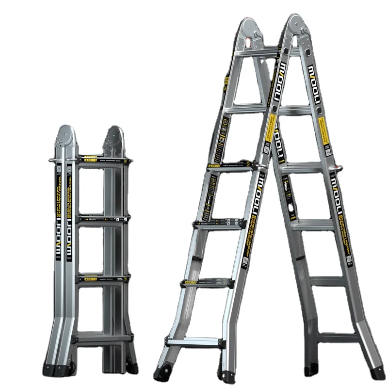 Portable Multi-purpose Folding Ladder With Thickened Aluminum Alloy Joint Ladder
Portable Multi-purpose Folding Ladder With Thickened Aluminum Alloy Joint Ladder