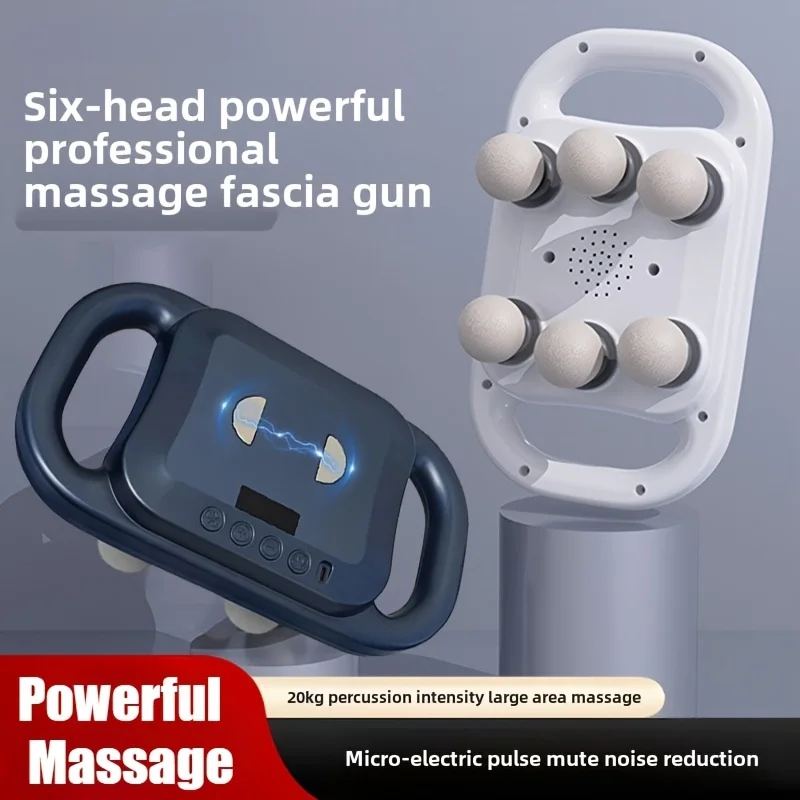 Pro 6-Head Massage Gun, Upgraded Six-Rod Tech, 9 Modes & Speeds, Deep Tissue Relief, USB Recharge, LED Display, Low Noise Motor
Pro 6-Head Massage Gun, Upgraded Six-Rod Tech, 9 Modes & Speeds, Deep Tissue Relief, USB Recharge, LED Display, Low Noise Motor