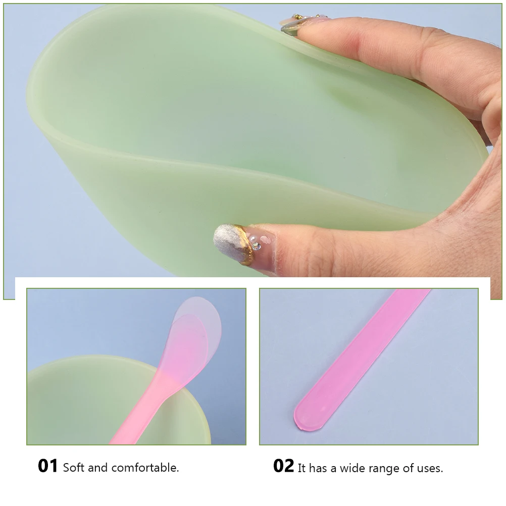Silicone Mask Mixing Bowl DIY Facial Wax Tool Spatula Skincare Set Plastic Bowls AntiDrop Hairdressing Oil Maker Soft Durable
Silicone Mask Mixing Bowl DIY Facial Wax Tool Spatula Skincare Set Plastic Bowls AntiDrop Hairdressing Oil Maker Soft Durable