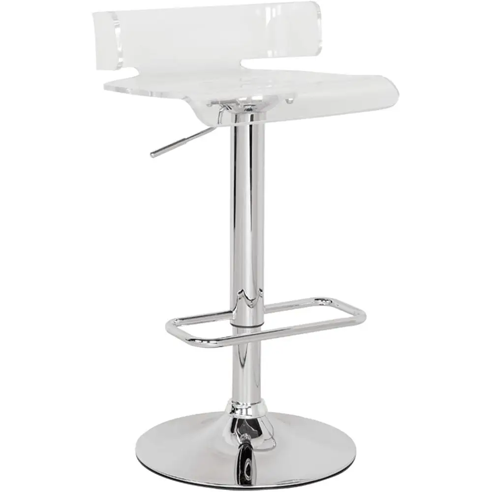 Swivel Adjustable Bar Stool in Clear
Swivel Adjustable Bar Stool in Clear