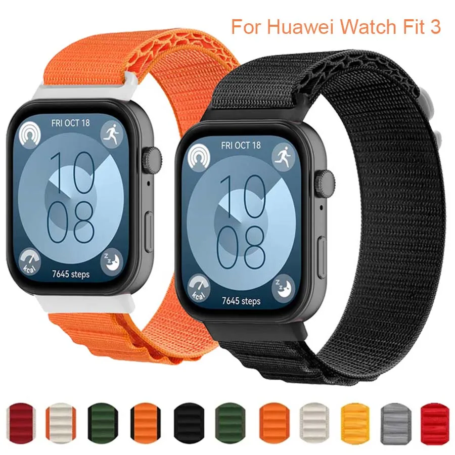 Sports Nylon Loop Strap For Huawei Watch Fit 3 Band Replacement Bracelet Huawei Watch Fit 3 Wristband Correa Belt Accessories
Sports Nylon Loop Strap For Huawei Watch Fit 3 Band Replacement Bracelet Huawei Watch Fit 3 Wristband Correa Belt Accessories