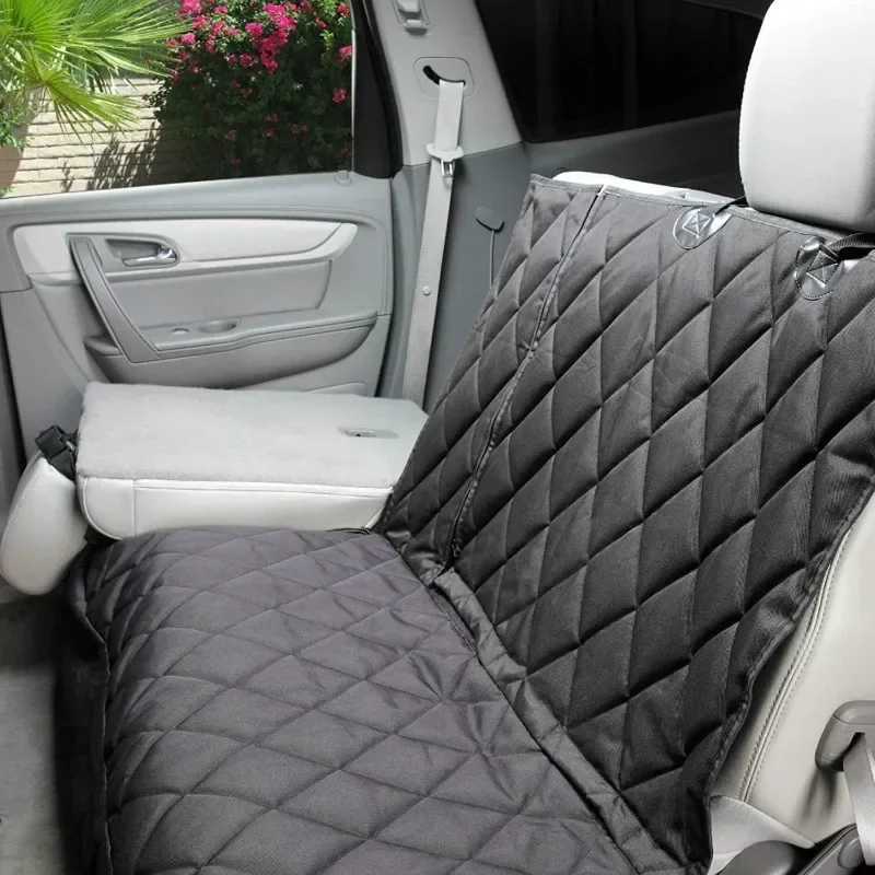 Dog Seat Cover with Hammock for Fold Down Rear Bench Seat 60/40 Split and Middle Seat Belt Capable - Heavy Duty
Dog Seat Cover with Hammock for Fold Down Rear Bench Seat 60/40 Split and Middle Seat Belt Capable - Heavy Duty