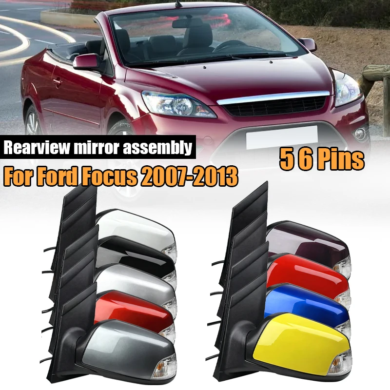 5/6 Pins Rearview Mirror Assembly For Ford Focus II MK2 2007 2008 2009 2010 2011 2012 2013 Side Door Mirror Car Accessories
5/6 Pins Rearview Mirror Assembly For Ford Focus II MK2 2007 2008 2009 2010 2011 2012 2013 Side Door Mirror Car Accessories