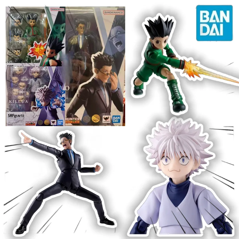 【In Stock】Bandai SHF Hunter Killua Leo Li Jay Action Figure Animation Model Toy Collection Gift Desktop Ornament
【In Stock】Bandai SHF Hunter Killua Leo Li Jay Action Figure Animation Model Toy Collection Gift Desktop Ornament