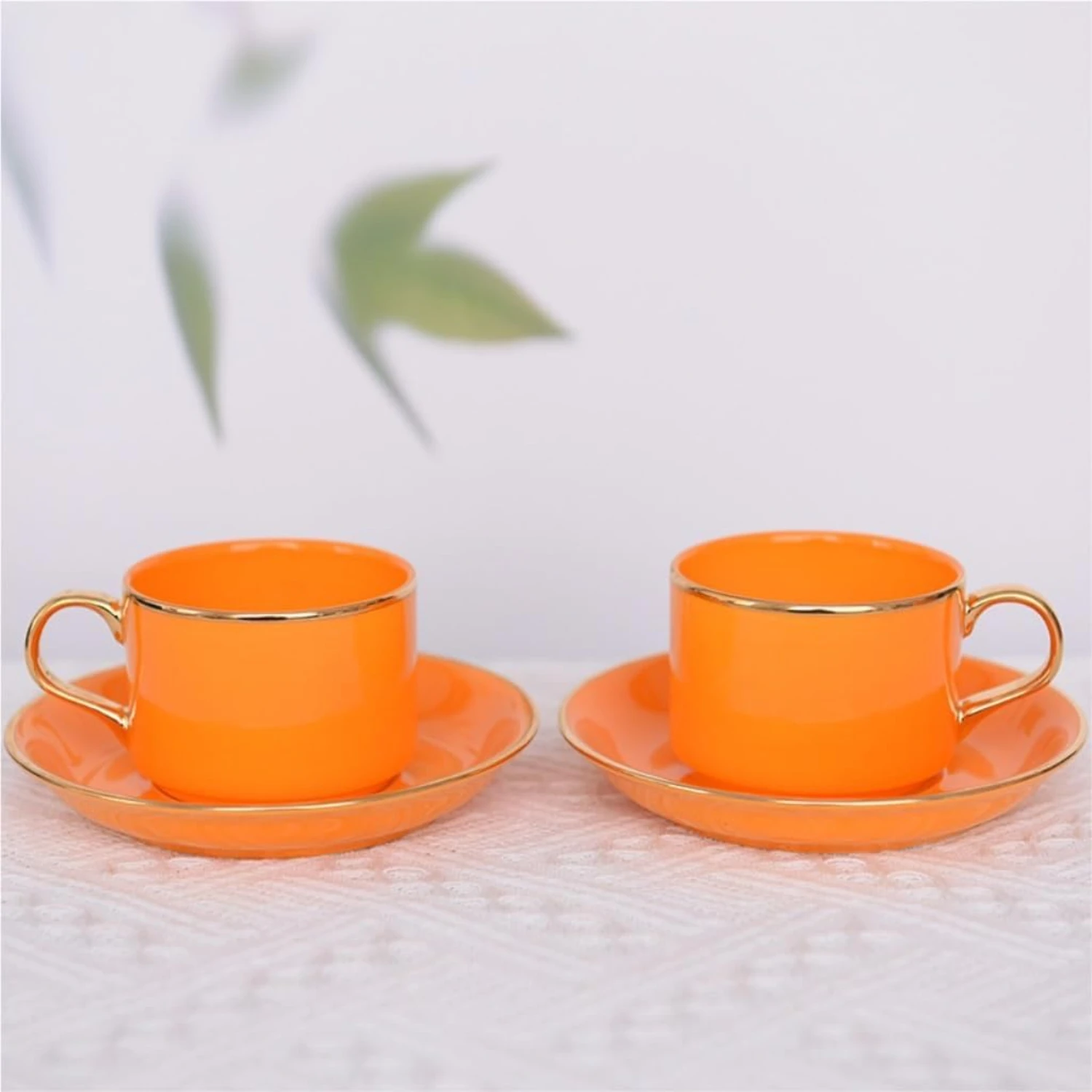 Perfect gift for coffee enthusiasts - Elegant and timeless bone china glazed coffee mug and saucer set from Phnom Penh - Stylish
Perfect gift for coffee enthusiasts - Elegant and timeless bone china glazed coffee mug and saucer set from Phnom Penh - Stylish