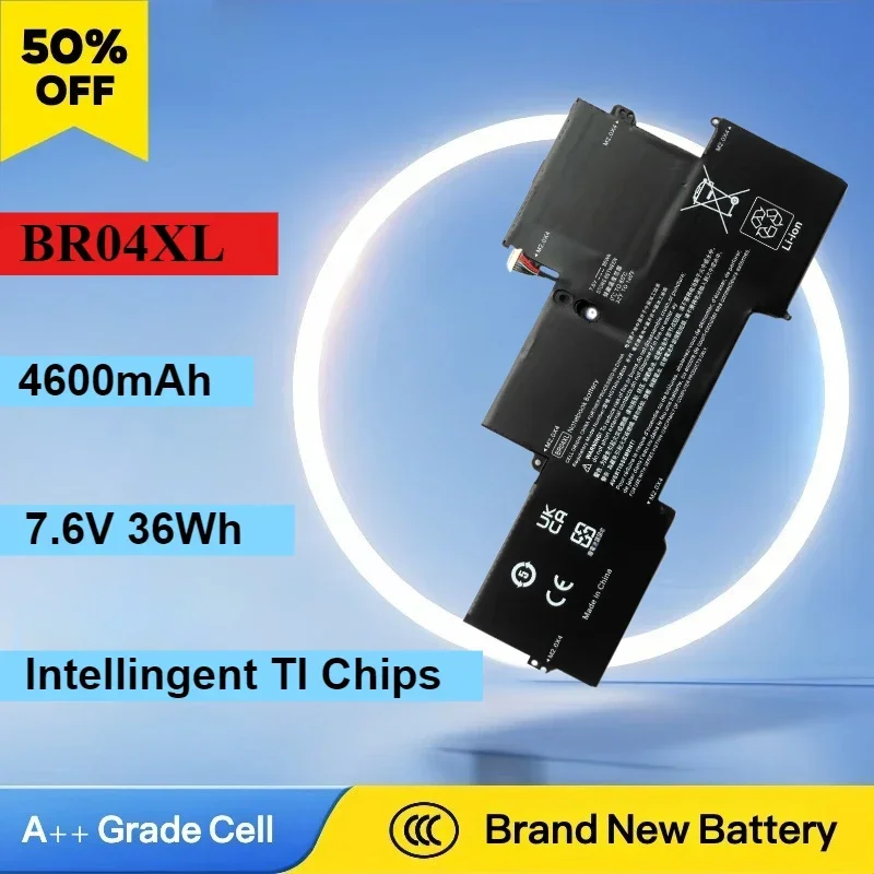 Brand New 7.6V BR04XL Laptop Battery 7.6V 36Wh For HP EliteBook 1020 G1 M5U02PA M0D62PA M4Z18PA HSTNN-DB6M HSTNN-I26C HSTNN-I28C
Brand New 7.6V BR04XL Laptop Battery 7.6V 36Wh For HP EliteBook 1020 G1 M5U02PA M0D62PA M4Z18PA HSTNN-DB6M HSTNN-I26C HSTNN-I28C
